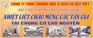 Bếp Việt Tại Dự Án Chung Cư Cao Nguyên