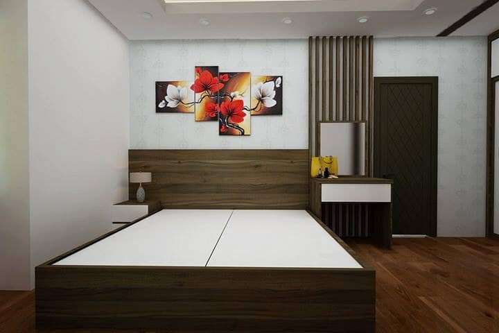 Giường ngủ gỗ công nghiệp MDF giá rẻ và đẹp nhất tại Bắc Ninh M7 tại Nội  Thất Bếp Việt