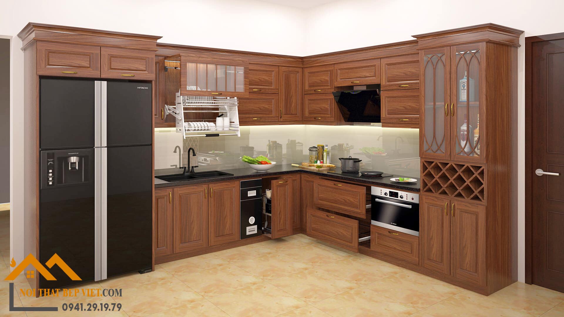 Với sự kết hợp tinh tế giữa gỗ Lim tự nhiên và công nghệ hiện đại, tủ bếp này sẽ khiến không gian nhà bếp của bạn trở nên sang trọng và đẳng cấp hơn bao giờ hết. Hãy để M7 Hotline giúp bạn hoàn thiện ước mơ sở hữu tủ bếp gỗ Lim đẹp nhất cho ngôi nhà của mình.