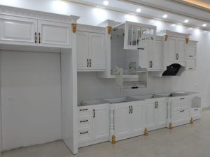 Thi công thiết kế tủ bếp  phun sơn ichem – đẹp nhất Bắc Ninh – M9