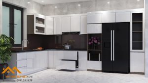 Thi Công thiết kế  nội thất Tủ bếp acrylic  uy tín giá hợp lý nhất Bắc Ninh (Sao chép)