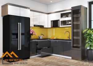 Thi Công thiết kế  nội thất Tủ bếp acrylic  uy tín giá hợp lý nhất Bắc Ninh