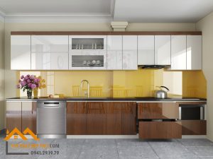 Thi Công thiết kế nội thất Tủ bếp acrylic uy tín giá hợp lý nhất Bắc Ninh